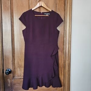Flirty Karl Lagerfeld wine dress size 10